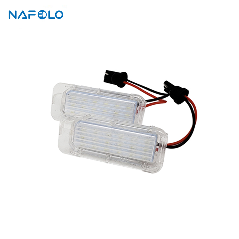 

12V 6500K White LED Number License Plate Light Lamp For Focus 5D Fiesta Mondeo 4 C-Max 2 S-Max Kuga Galaxy 6500K White, As pic