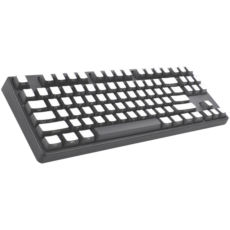 

Mechanical Keycap Mechanical Keyboard 87 Key ABS Cream Keycap Side Engraved Two-Color Personality Light Transmission