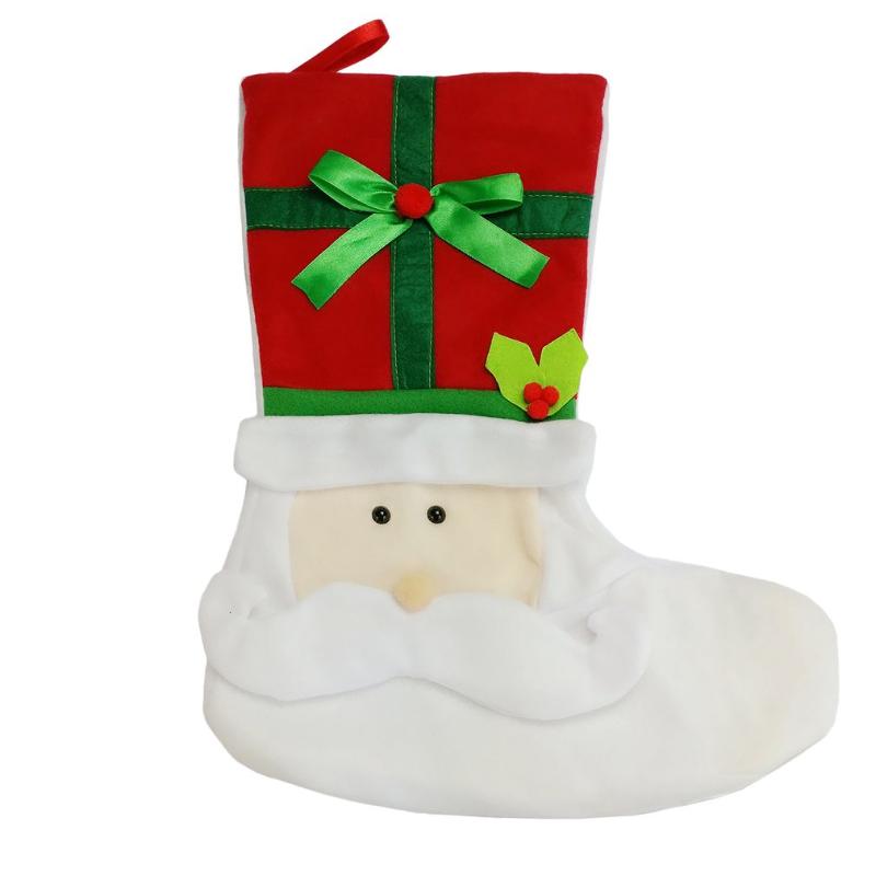 

Christmas Socks Design Supplies Cotton Linen Funny Gift Candy Gift Bags Handbag Christmas Tree Hanging Ornaments Supplies