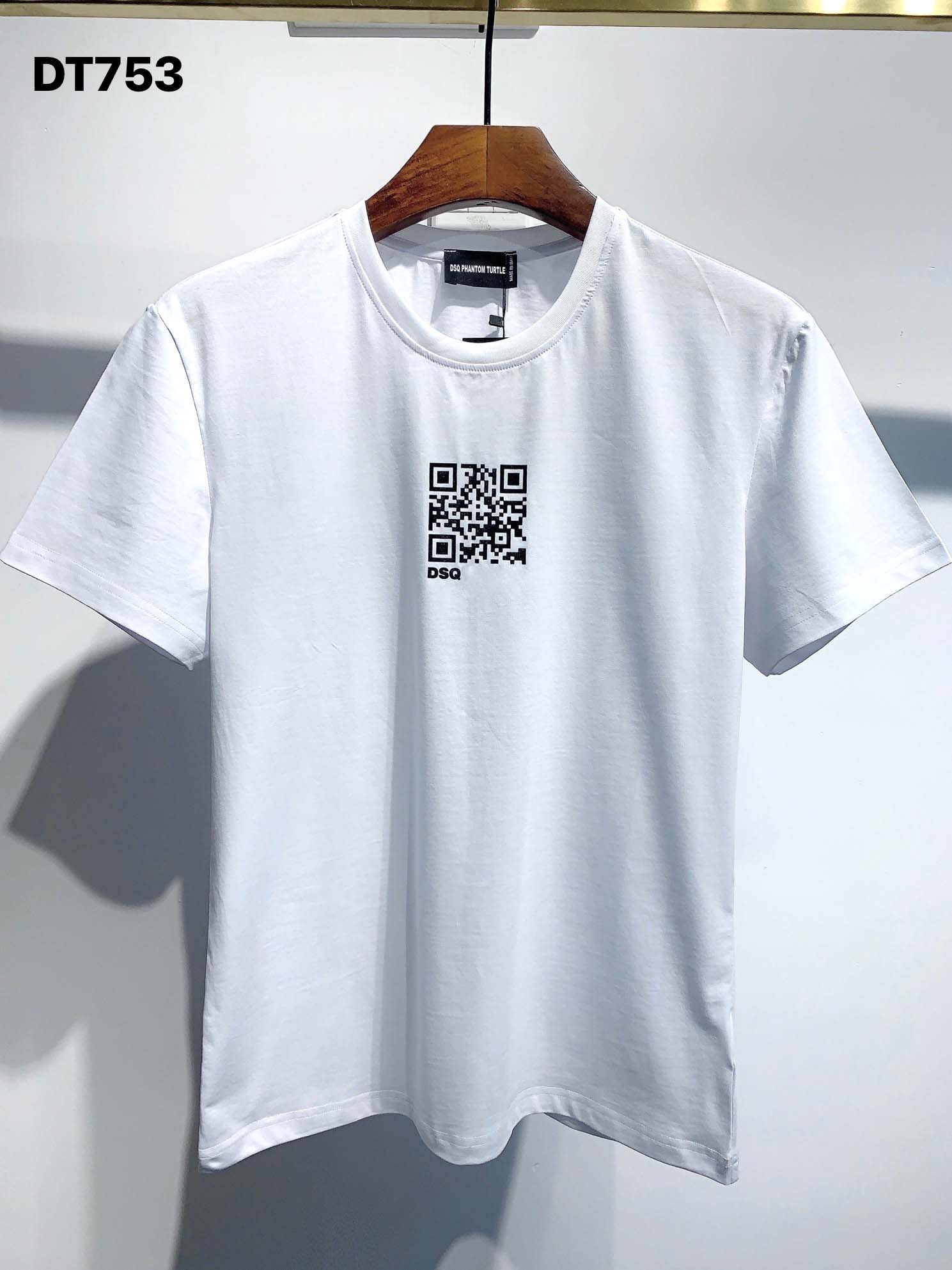 

DSQ PHANTOM TURTLE 2020SS New Mens Designer T shirt Italy fashion Tshirts Summer Men DSQ T-shirt Male Top Quality 100% Cotton Top 4003, White