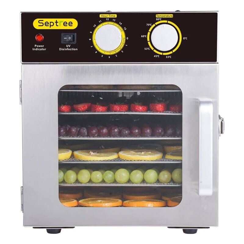 

6 layer stainless steel dehydrator / vegetable and fruit dryer / snack and meat dryer fruit