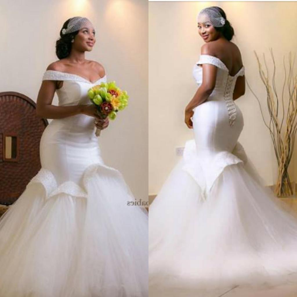 bodycon wedding gown