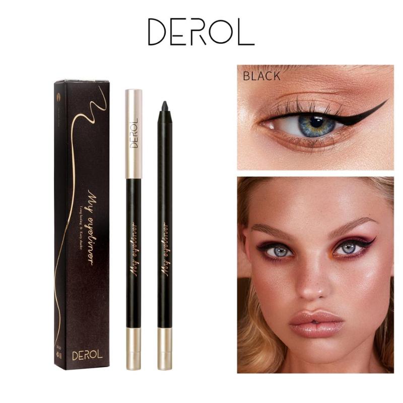 

Mocha Eyeliner Gel Pen Makeup Black Waterproof Long-lasting Eye Liner for Women Cosmetics