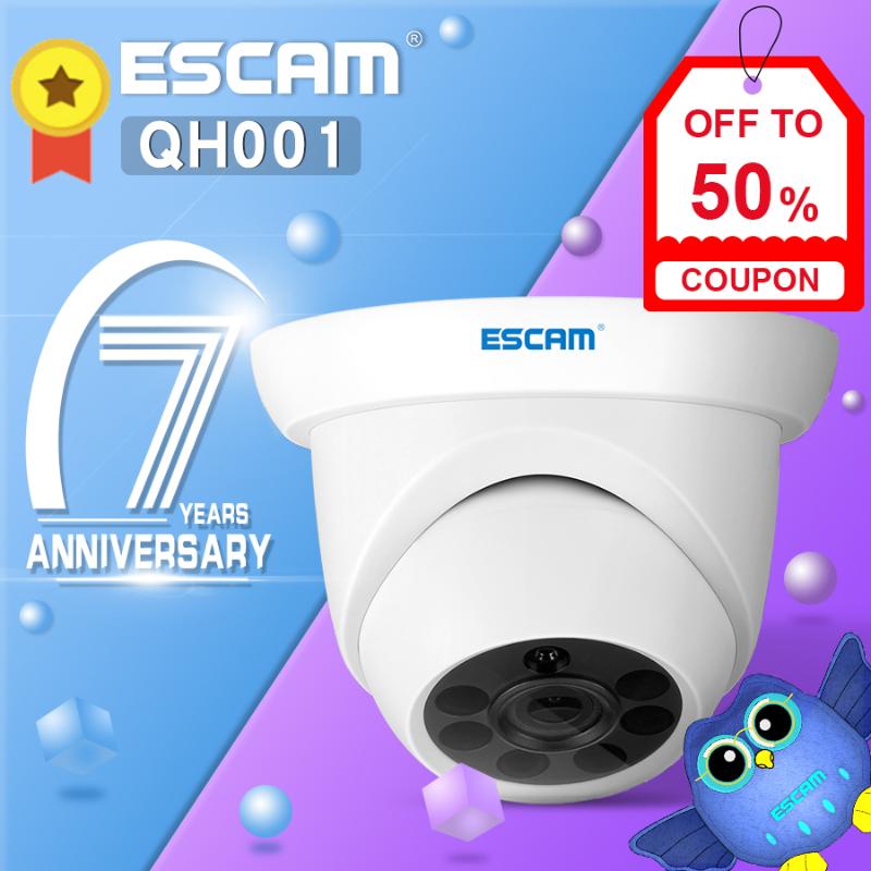 

ESCAM QH001 ONVIF H.265 1080P P2P IR Dome IP Camera With Smart Analysis Function Home Security Surveillance Cameras