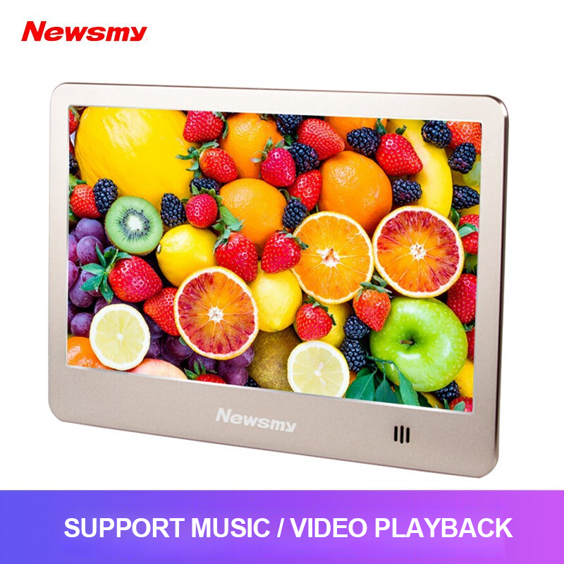 

Luxury Metal Digital Photo Frame 8" 1024*768 HD Screen 720P U Disk SD MP3 Music Player Alarm Clock Pictures Video Display