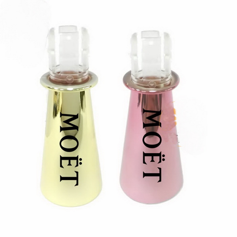 

Creative Wine Mouth Mini Champagne Bottle stopper Straws Sipper Wine Pours
