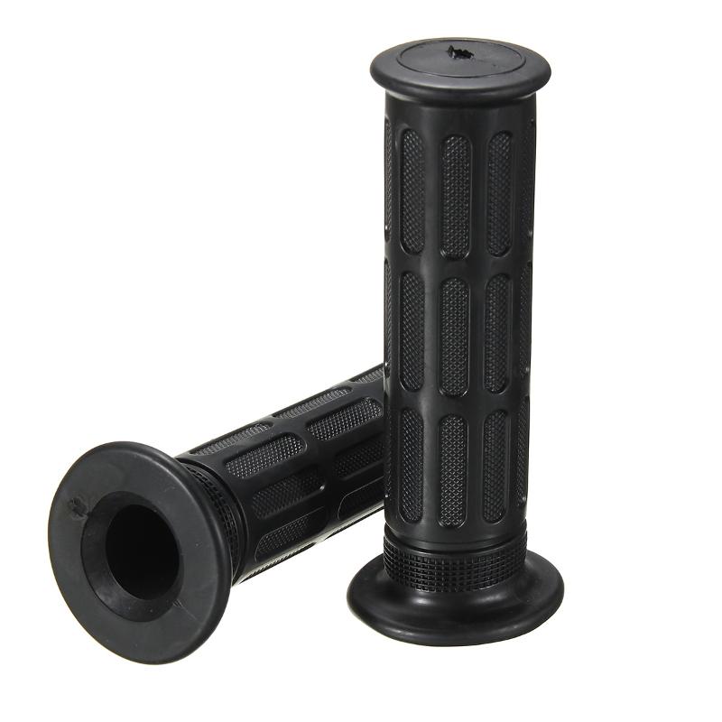 

Pair 22mm 7/8Inch Handlebar Hand Grips Handle Black Rubber Unverisal Motorcycle