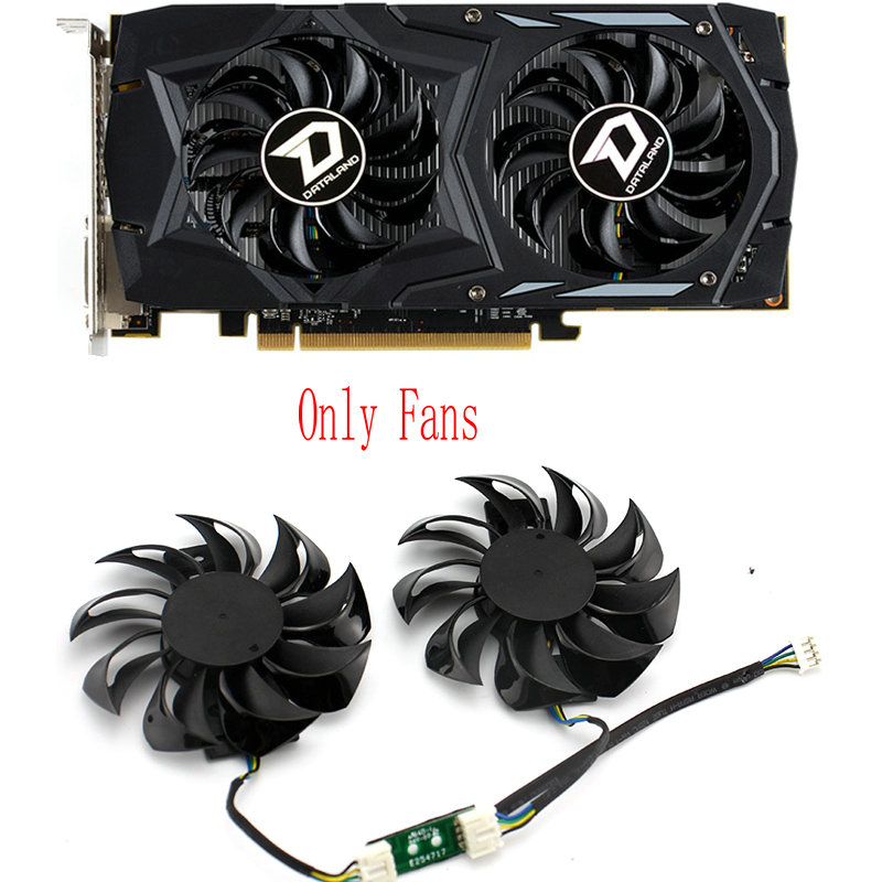 

Original GA81B2U DC12V 0.38A for For DATALAND RX460 Graphics card cooling fan