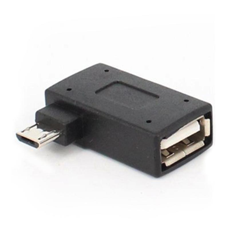

Left/Right Angle OTG Adapter Host Convertor Micro Universal 90 Degree USB 2.0 For Phone/tablet car