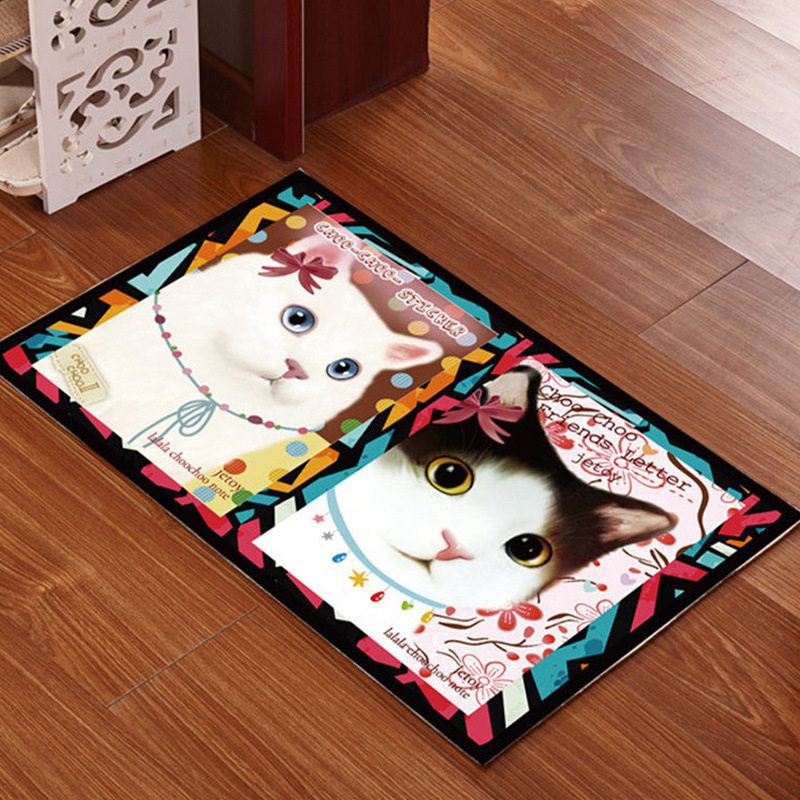 

Carpets High Quality Lovely Animal Beach Carpet For Living Room Bedroom Anti-slip Floor Mat Fashion Kitchen Area Kitty Rugs, 03