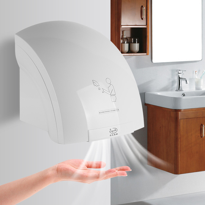 

Hotel automatic hand dryer automatic hand dryer sensor Household hand-drying device Bathroom Hot air electric heater wind 1800W