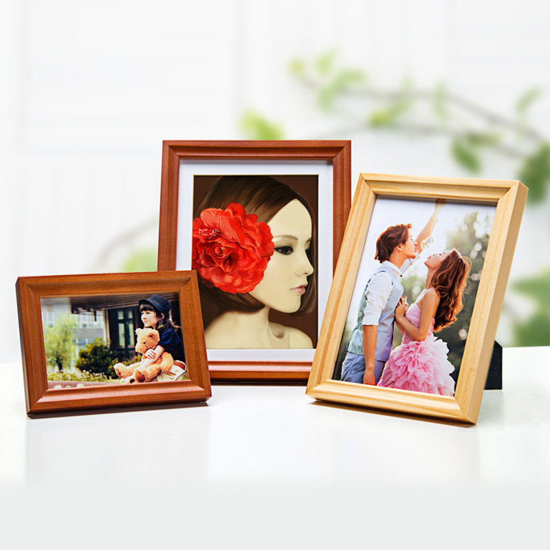 

Painting Frame Wood Frame for Canvas Oil Painting Picture Rectangle Wooden Assembly Picture