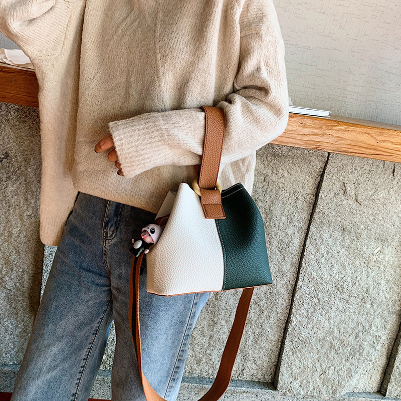 

2020 New Fashion Women Bag Bucket Bag Shoulder Messenger women, Green