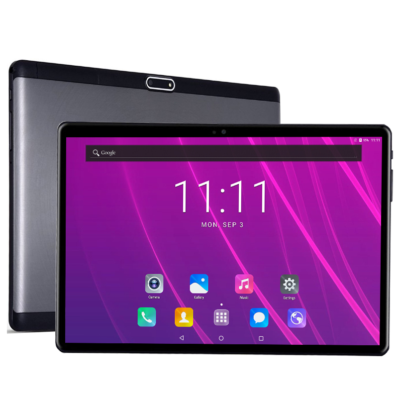 

High-Defined Free Shipping Super 2.5D Glass Octa Core 10 inch Tablets 4G LTE Phone Call WIFI GPS 1920*1200 IPS Google Play+Gift, Black