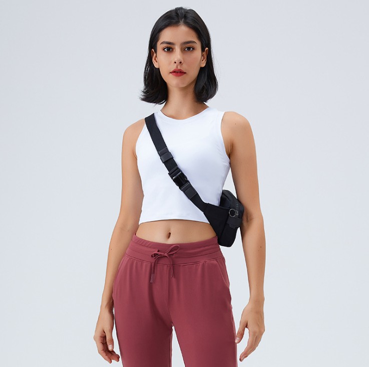 

Women Sports Bra O-Neck Sports tank Top Push Up Female Gym Fitness Sportswear High Impact Running Yoga Bra DT014, Dt014 black