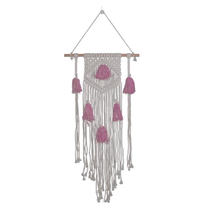 

2020 Hot Fashion Knitting Tassel Tapestry Bohemian Macrame Woven Wall Hanging Handmade tapestry Banner Home Wedding Decoration