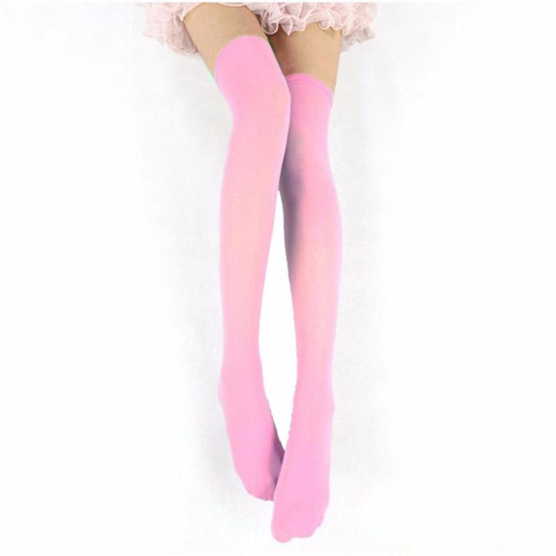 

Women Warm Compression Stockings Winter Over Knee Stocking Sexy Thigh High Collant Femme, Black