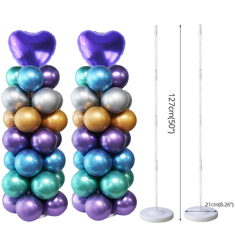 

Party Decoration MEIDDING Supplies Balloon Column Plastic Arch Stand With Base And Pole For Birthday Decor Ballons Holder