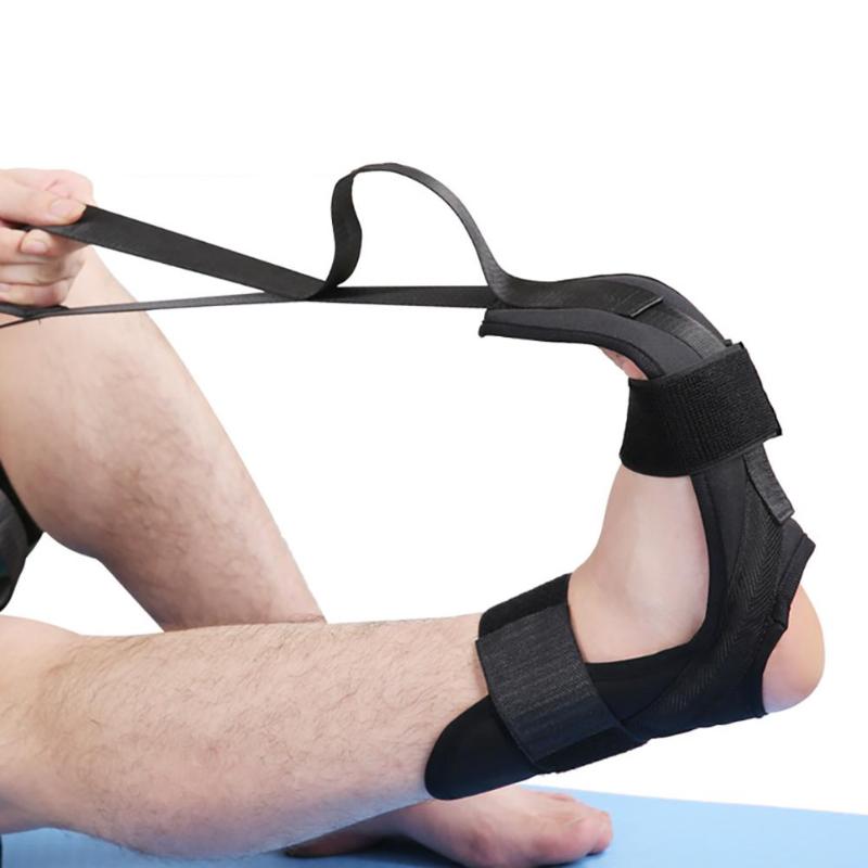 

Yoga Ligament Stretching Belt Fasciitis Leg Training Foot Ankle Resistance Band, Black