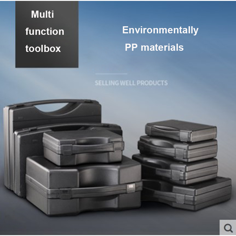 

Protective box large medium and small size portable plastic hardware toolbox instrument equipment packing box customized lining