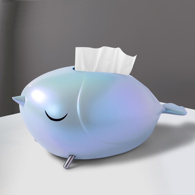 

Fun pastoral abstract bird living room decoration tissue box Simple literature and art bird office tissue box