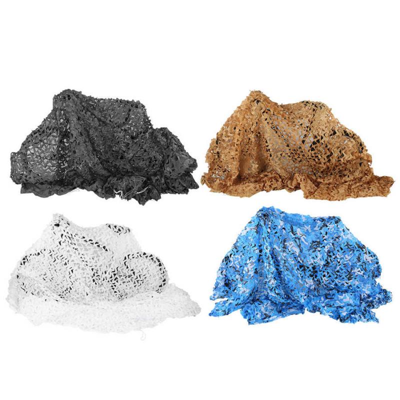 

2x4M 3x4M Outdoor Hunting Camouflage Net Woodland Camo Net Camping Sun Shelter Tent Shade Concealment Mesh