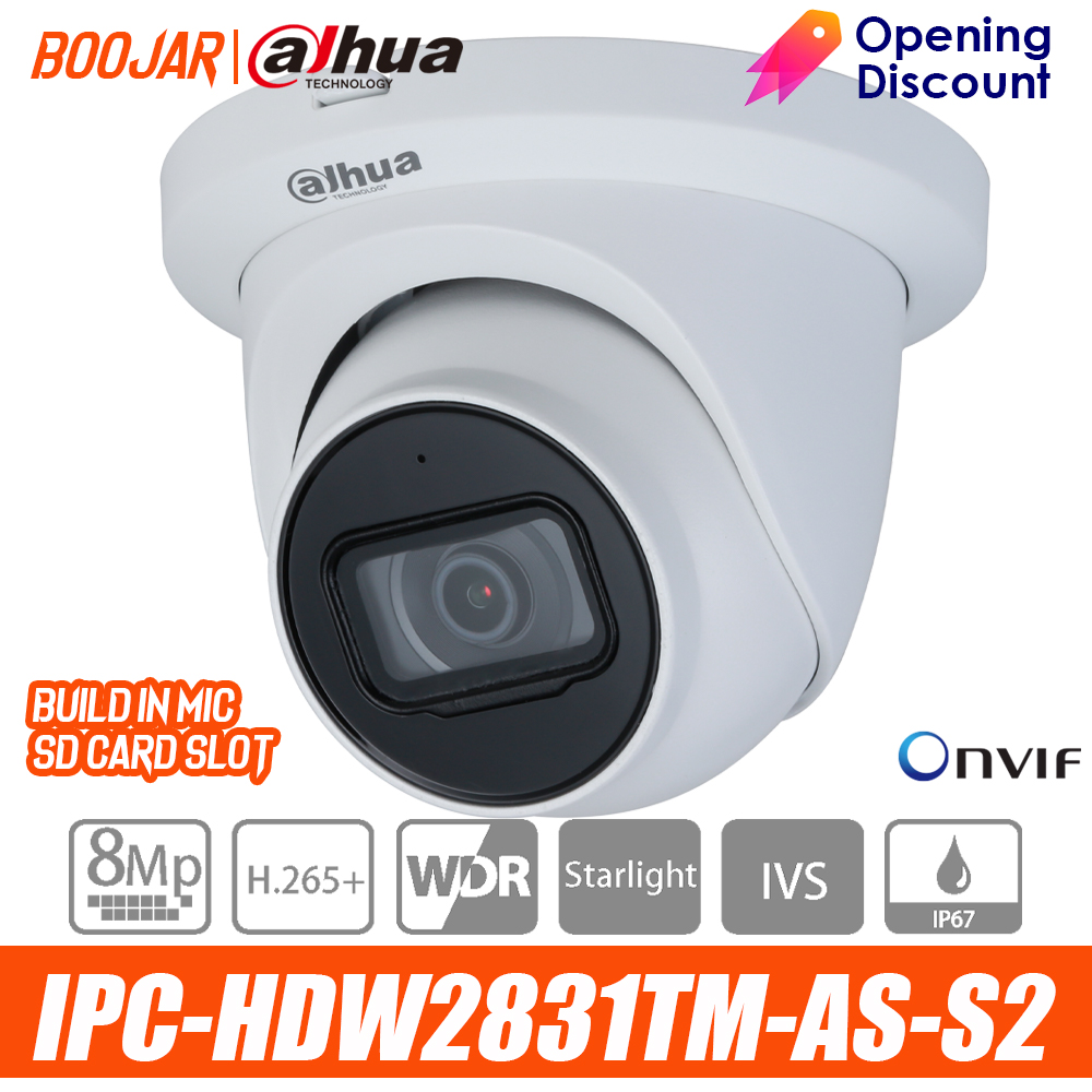 

camera IPC-HDW2831TM-AS-S2 8MP Lite IR Fixed-focal Eyeball Network Camera Surveillance Siren Alarm Surveillance Siren Alarm COM