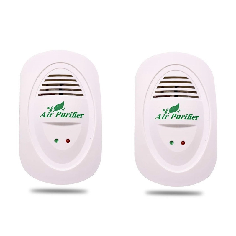 

2 Pcs Pluggable Mini Air Purifier Small Room , Negative Ion for Home