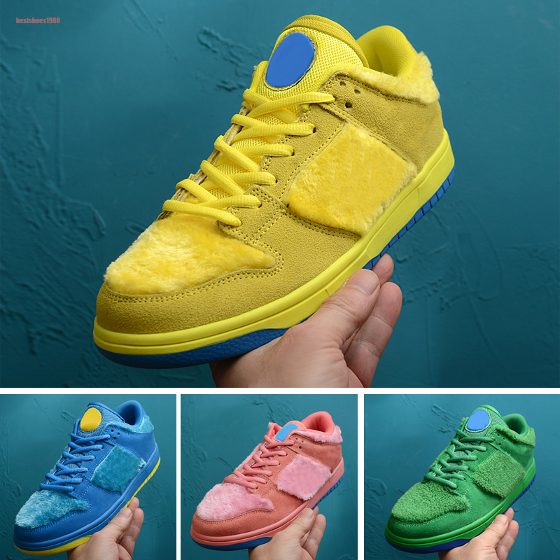 

Men Women Orange Green Yellow Bears Chunky Run Shoes Lobster Purple University Red Valentines Day Mens Trainers Sports Sneakers, Color 3