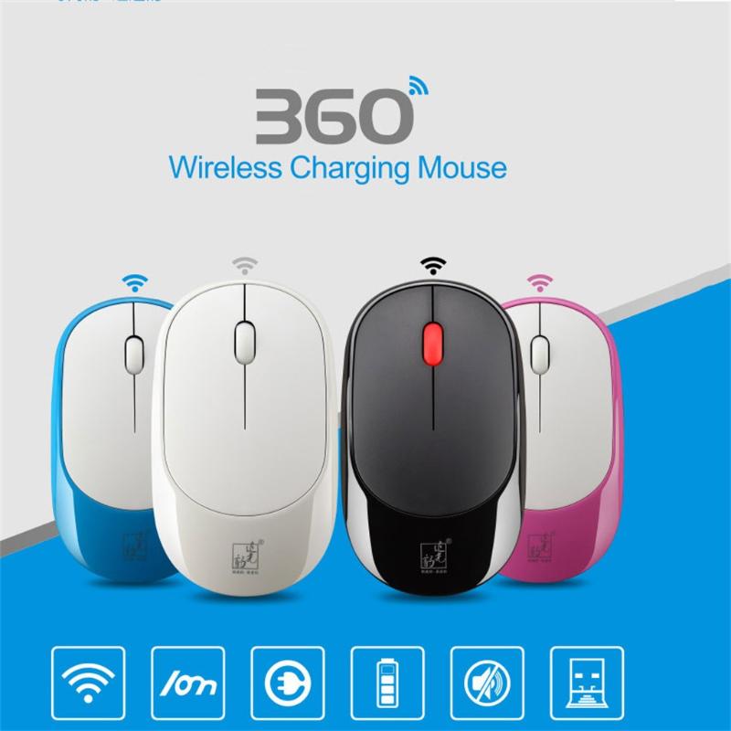 

360 Mute Photoelectric Rechargeable Wireless Portable Ergonomic Computer Silent PC Laptop Mouse Ultra-Thin Comfortable Feel