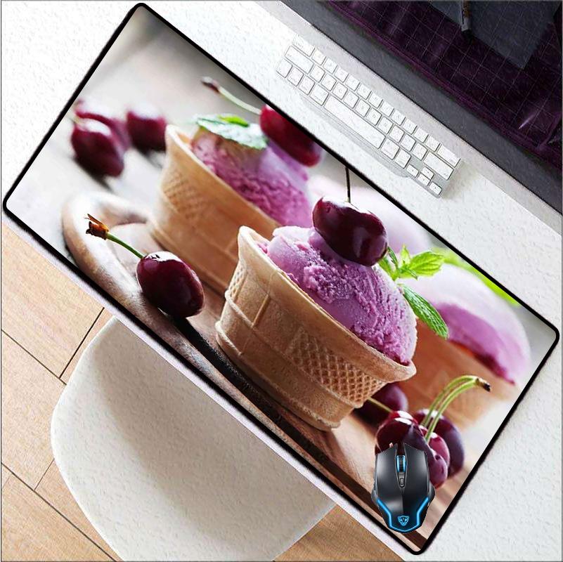 

XGZ Summer Temptation Ice Cream Big Mouse Pad Is The Best-selling Game Wearable PC Laptop Office Supplies Rubber Silicone