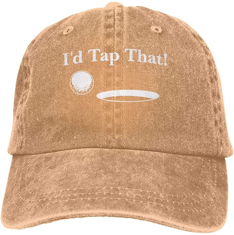 

I'd Tap That Unisex Soft Casquette Cap Vintage Adjustable Baseball Caps, Blue;gray