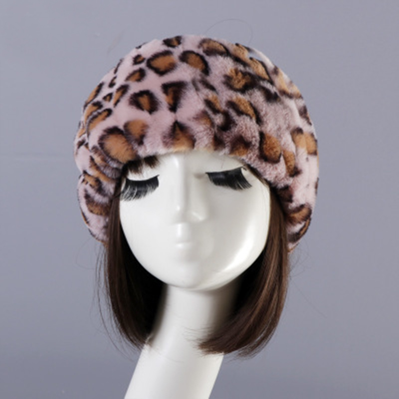 

Beanie/Skull Caps Russia Style Fur Hat For Women Faux Fluffy Russian Winter Thick Warm Ears Fashion Bomber