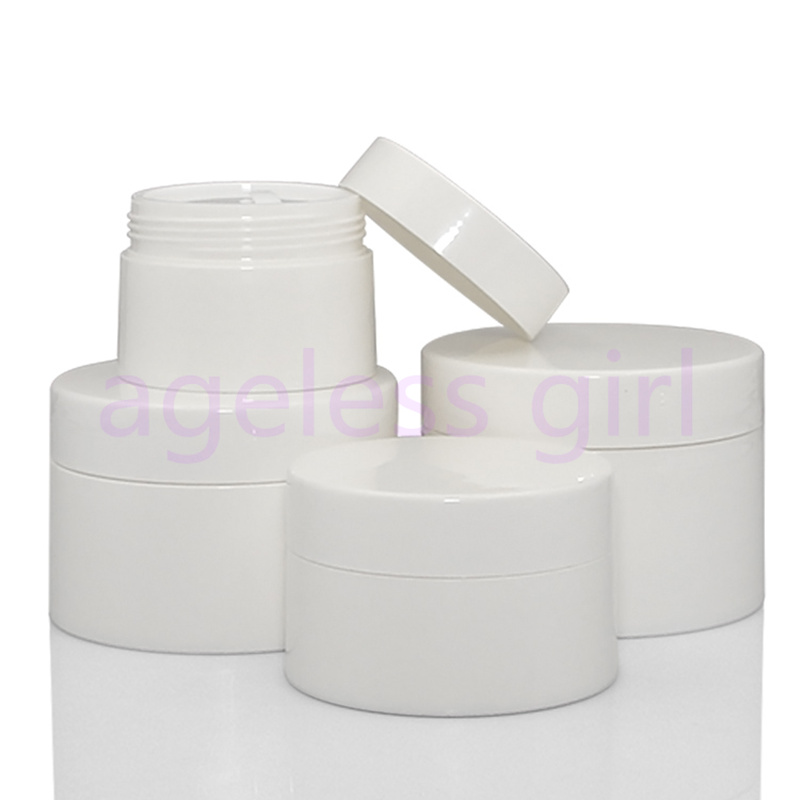 

30g 50g 100g 120g Refillabe Bottles White Jar Face Cream Or Eye Cream Jar Cosmetics Packages Skin Care Products Packages