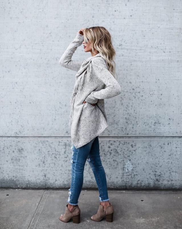 

Women Autumn Fashion Knit Sweater Tassel Long Sleeve Womens Cardigan Plus Size Winter Coats Pure Color Knitted Tops, White;black