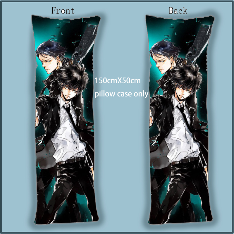

Psycho-Pass Kougami Shinya Makishima Shougo Dakimakura Body Pillow Case Cover, 120x45cm peachskin