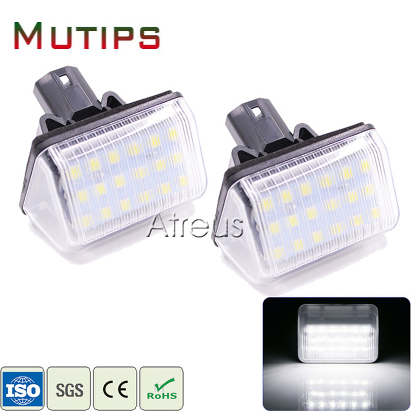 

Mutips Car LED For 6 03- CX-5 14- CX-7 07- Accessories No error License Plate Lights 12V White SMD Number Plate Lamp Bulb, As pic