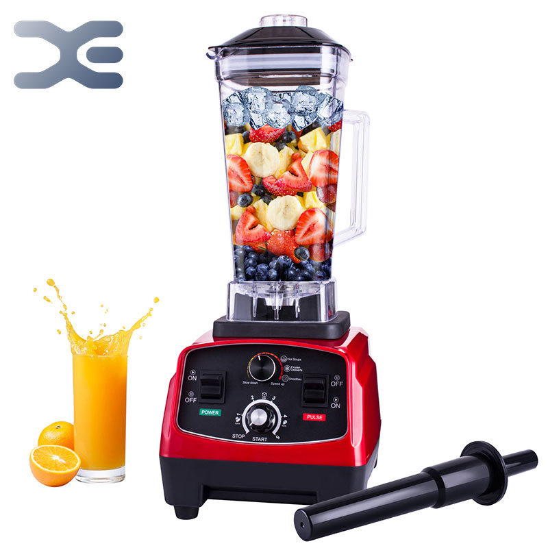 

2200W Heavy Duty Commercial Countertop Blender 2L Variable Speed Built-in Timer Professional Juicer Ice Smoothie Soups Machine