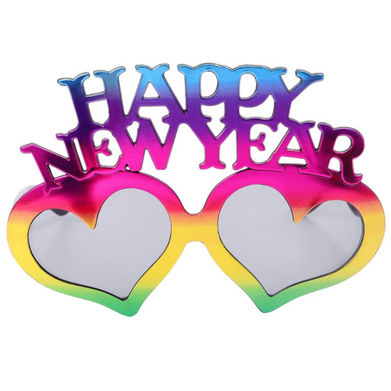 

Party Favor 1pc Creative Lightweight Novel Durable Happy Year Glasses Eyeglasses Family Friends Co-worker