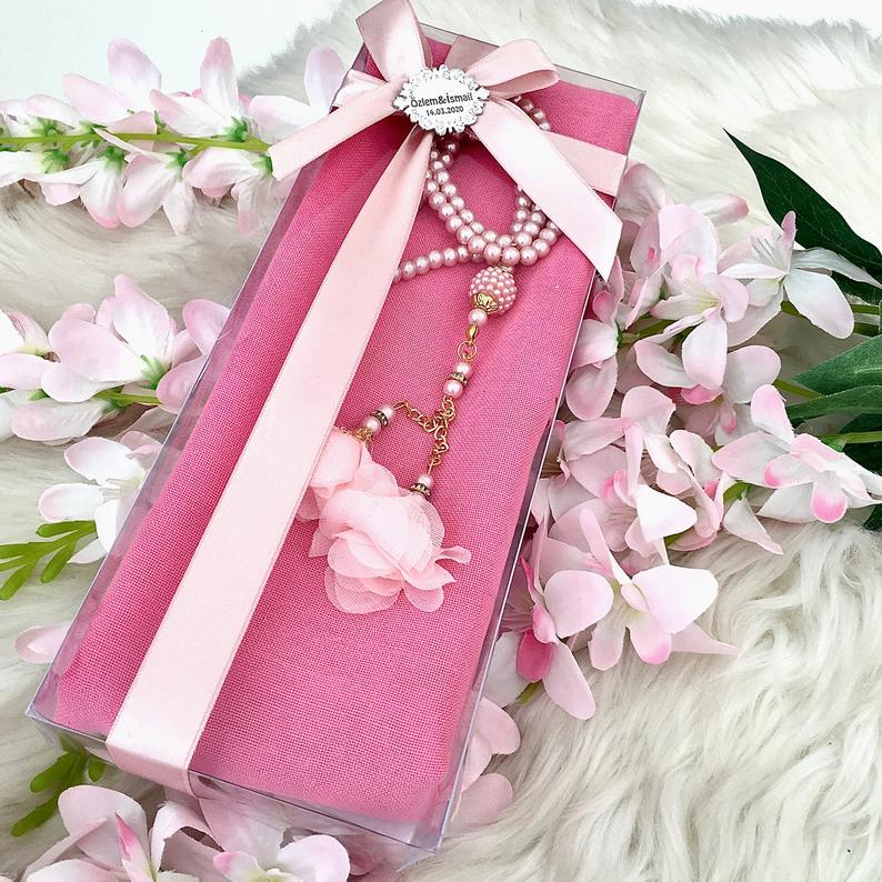 

Scarves Shawl Prayer Beads Gift Set, For Muslim,Mother Days Scarf Gift, Eid Gifts, Islamic Islam Wedding Gifts