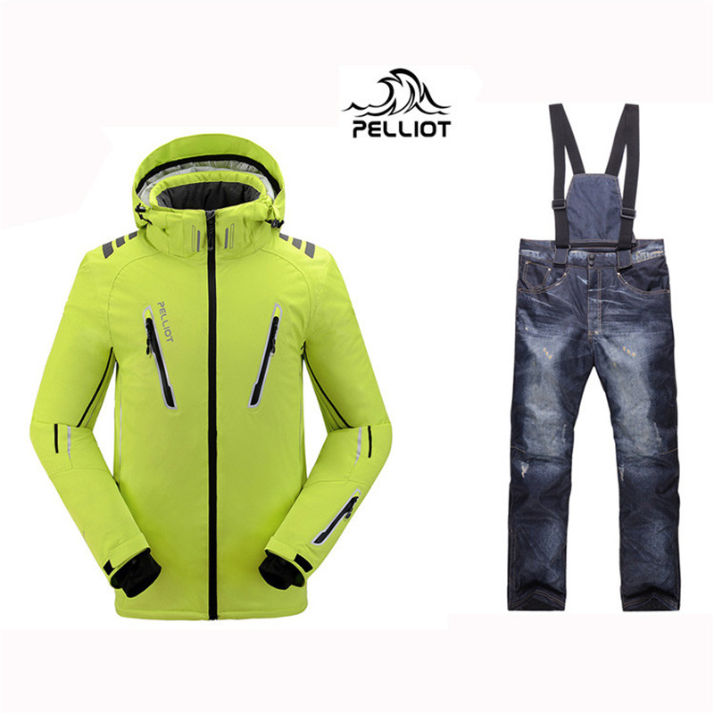 

2020 ,Pelliot male ski suits jacket+pants Men waterproof,breathable thermal cottom-padded super warm snowboard FREE SHIPPING, Color1