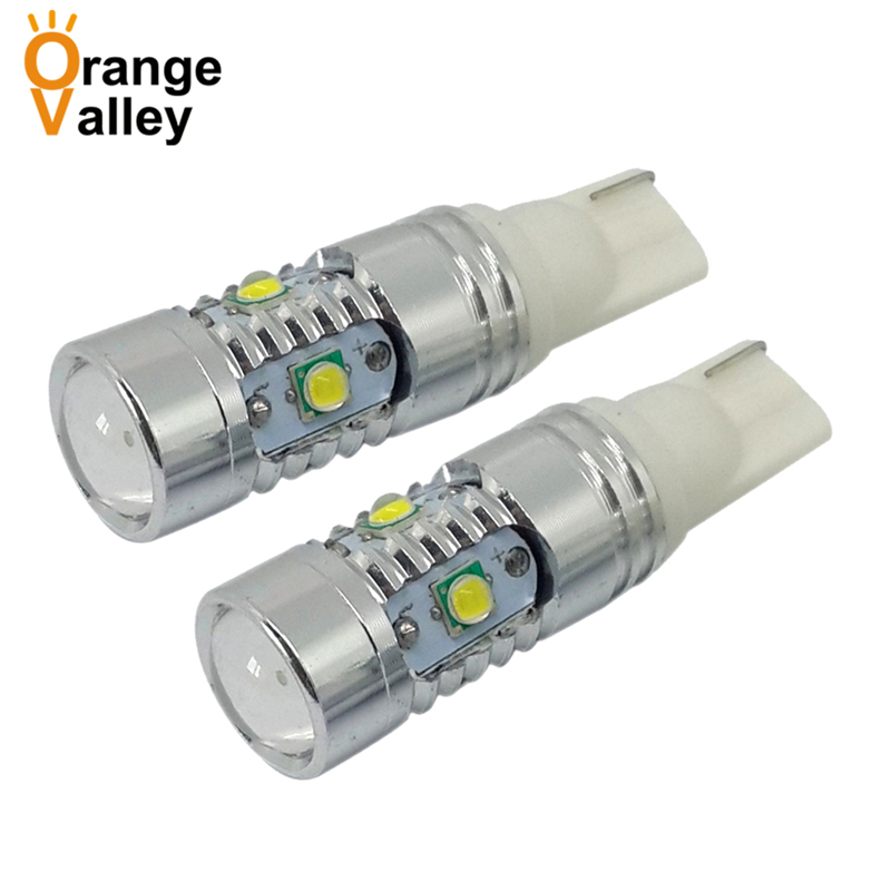 

2PCS Super Brightness White High Power XP-E T10 194 W5W 912 921 T15 LED Bulbs for Car Back Up Backup Reverse Lights, As pic
