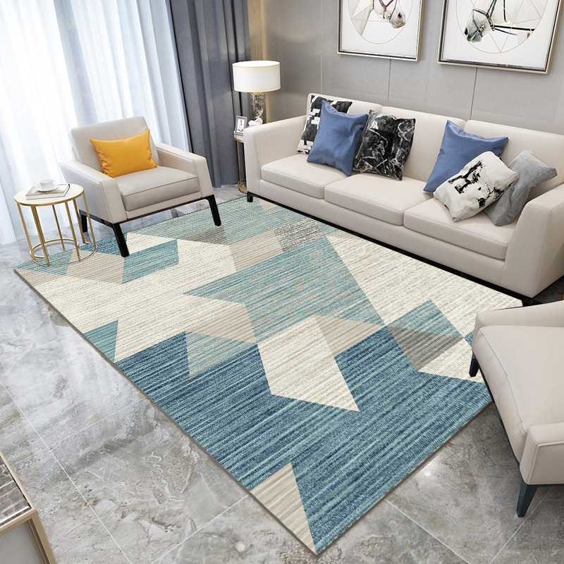 

Modern Geometric Rugs And Carpets Home Decor For Home Living Room Print Soft Coffee Table Blanket Non-slip Bedside Mat Floor Mat, Style 3