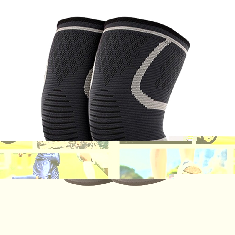 

Elbow & Knee Pads 2Pcs Sleeve Compression Brace Support For Sport Joint Pain Arthritis Relief, As pic