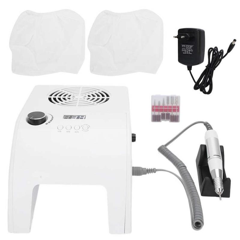 

Screwdriver 858-8c 40W 3-In-1 Nail Curing Light Stepless Adjustment Nail Drill Dust Cleaner Drill