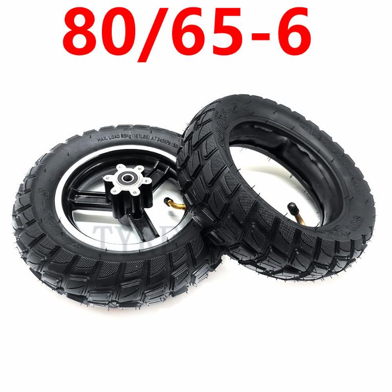 

High Quality 80/65-6 Pneumatic Wheel Tire 10 Inch Inflatable Wheel Parts for Electric Scooter Speedual Grace10 Zero 10X 10 * 3.0