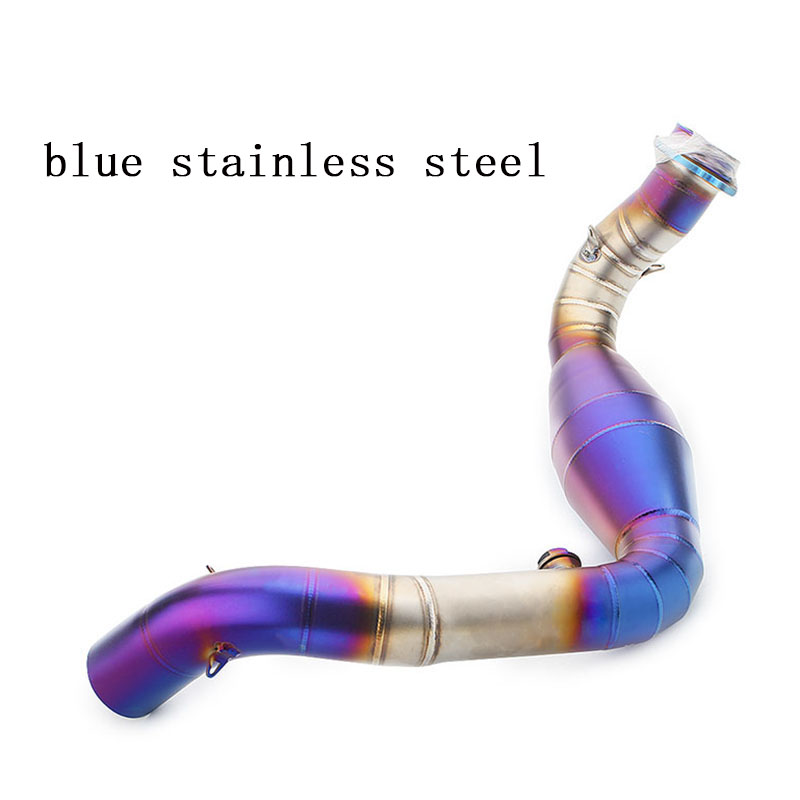 

G310 GS R Motorcycle Slip On Exhaust Contact Middle Mid Pipe Muffler For G310GS G310R All Years Exhaust Tube Header Links