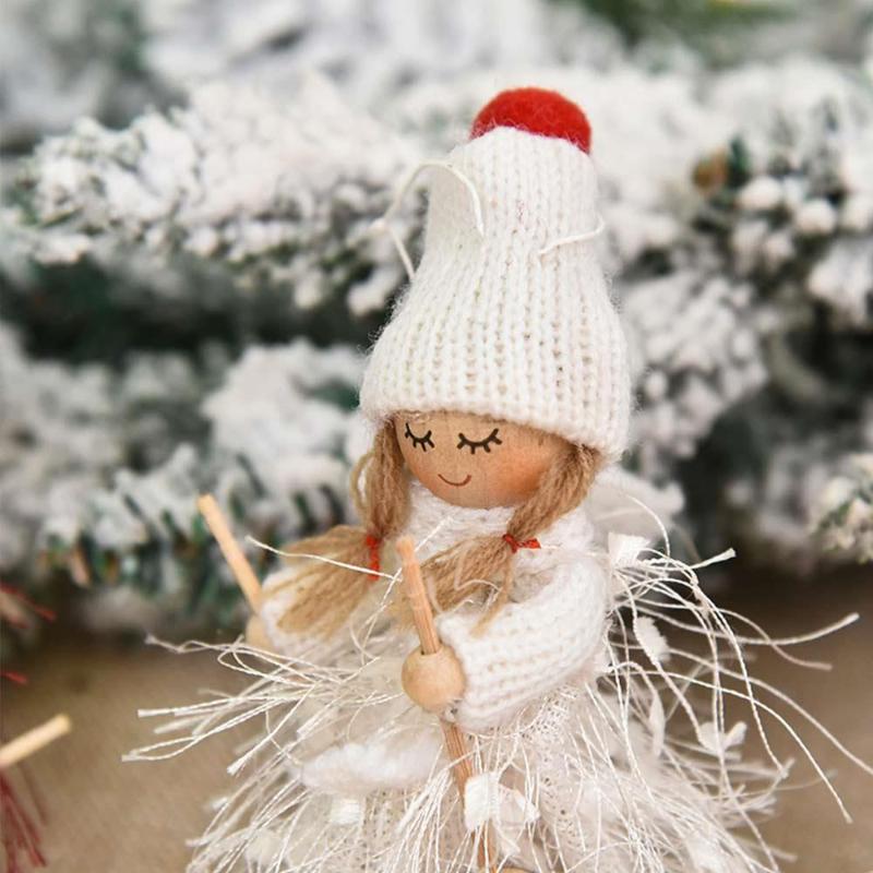

Beautiful Christmas Decoration Plush Festival Supplies Xmas Christmas Tree Pendant Doll Cloth Party Gifts Home Decor