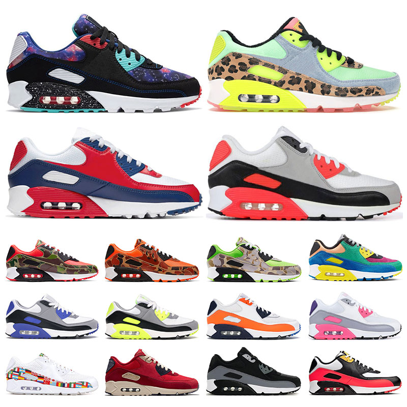 

Supernova 90 Mens Sneakers Running Shoes Camo Green Orange Viotech Infrared Game Royal Triple Black White Womens Sports Trainers Size 36-45, 5 photo blue 40-45