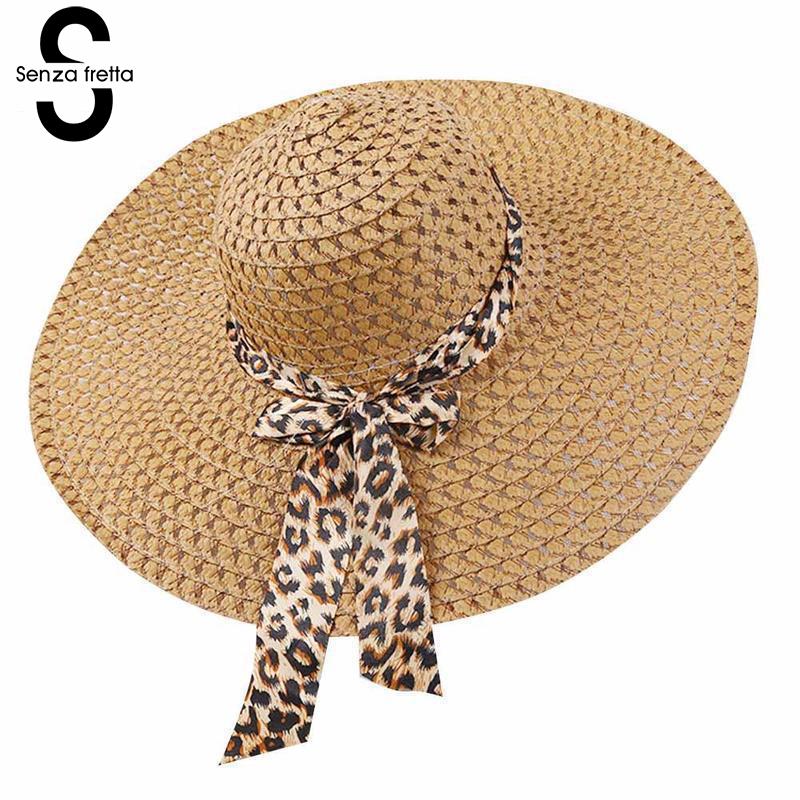 

New Women Summer Hat Wide Brim Straw Hat Summer Beach Hats Floppy Fold Straw Sun Hats For Women Girls Dropshipping